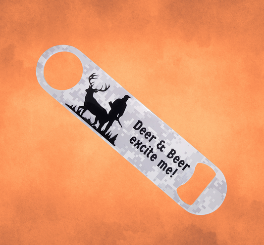 Deer & Beer Excite Me Bottle Opener